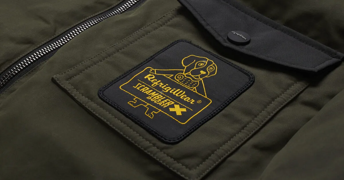 Promo Scrambler Ducati Refrigiwear logo